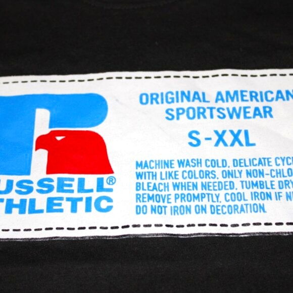 Russell Athletic Kids Black T-Shirt - Size S - Picture 4 of 6